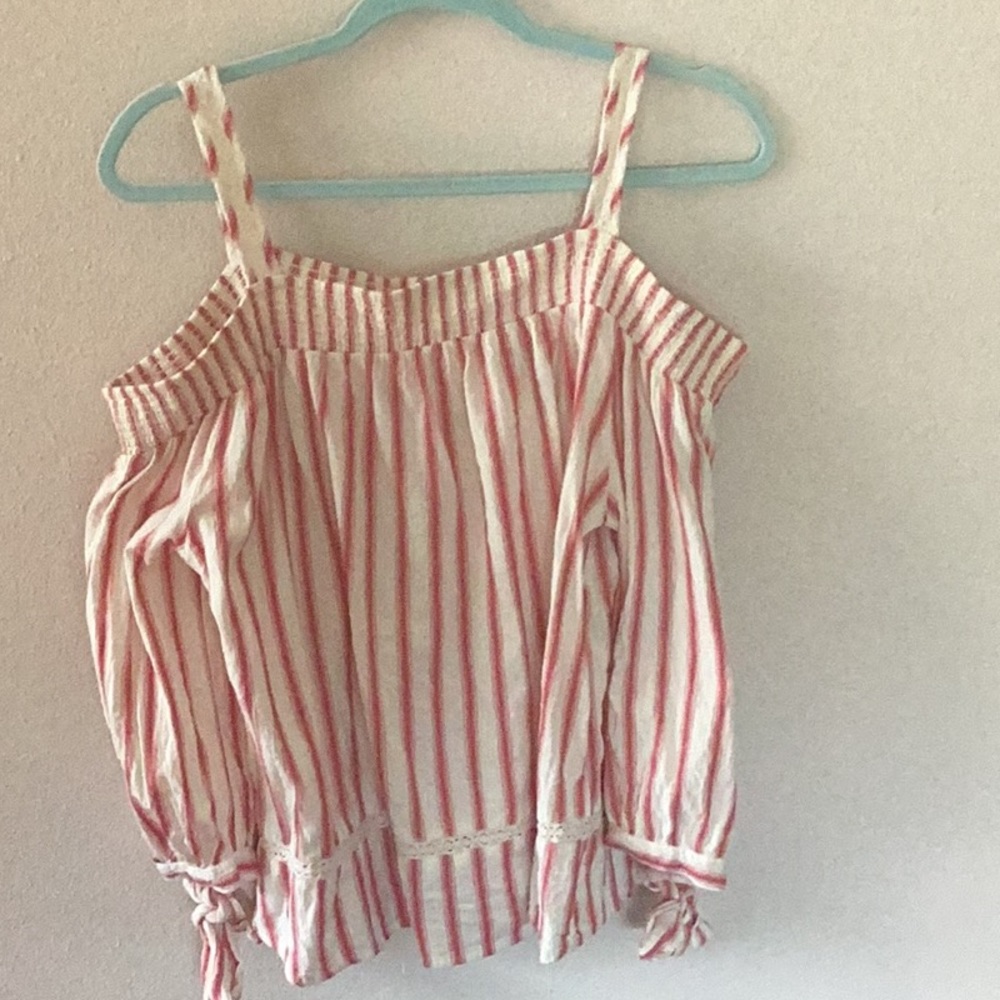 Lauren Conrad off-the-shoulder blouse